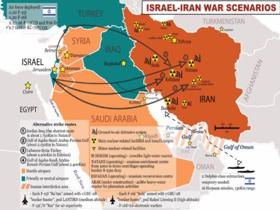 Ratni scenario za Izrael - Iran