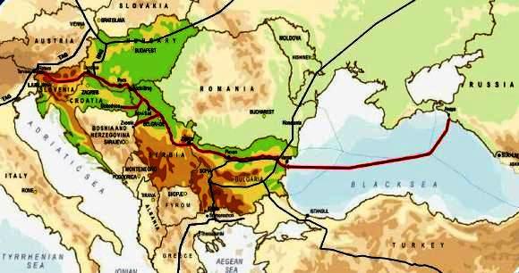 juzni tok srbija mapa BalkanMagazin :: Rusi odlučili – Južni tok ne ide u Grčku juzni tok srbija mapa