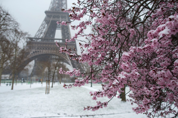pariz sneg