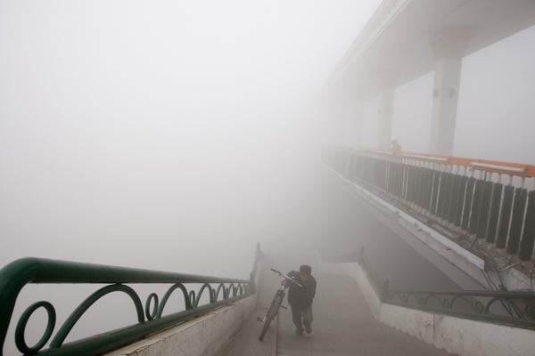 kina smog harbin