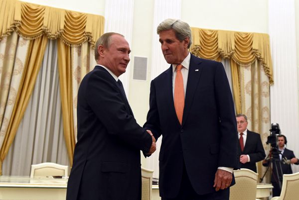 Vladimir Putin, John Kerry