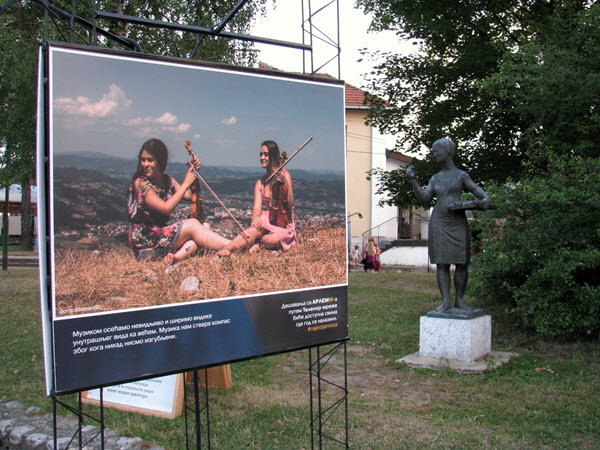 Violine u gradu malina