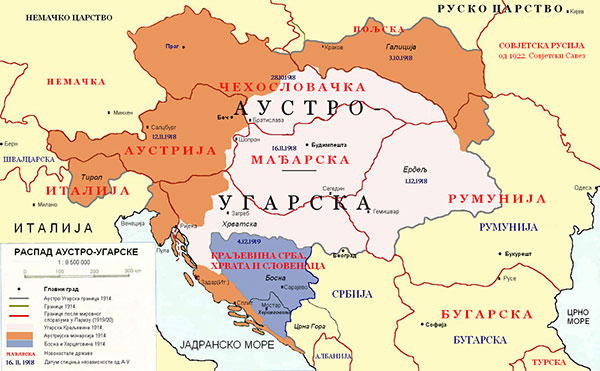 Austrougarska_raspad-mapa