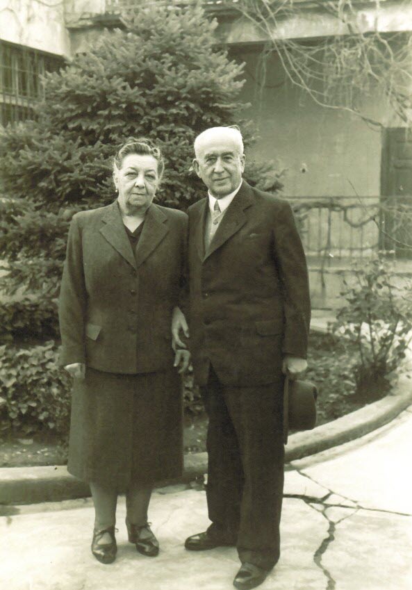 Milanković sa suprugom Hristinom