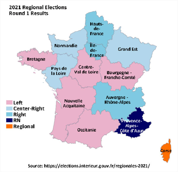 2021-French-Regional-Elections-Round-1