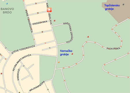 centralno groblje beograd mapa BalkanMagazin :: NEMAČKO GROBLJE NEKAD I SAD centralno groblje beograd mapa